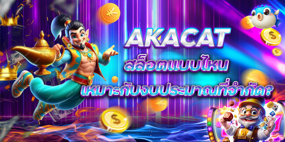 AKACAT สล็อตแบบไหนเหมาะกับงบประมาณที่จำกัด