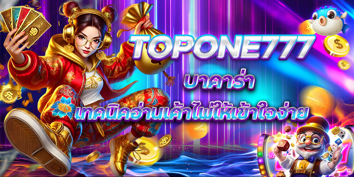 TOPONE777 บาคาร่า เทคนิคอ่านเค้าไพ่ให้เข้าใจง่าย